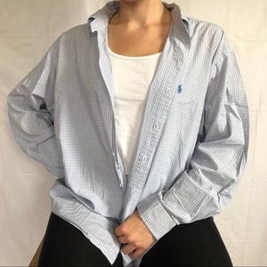 Ralph Lauren over-sized boyfriend shirt.